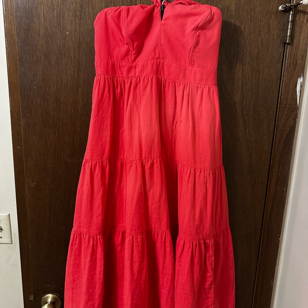 Universal Thread Coral Smocked Dress